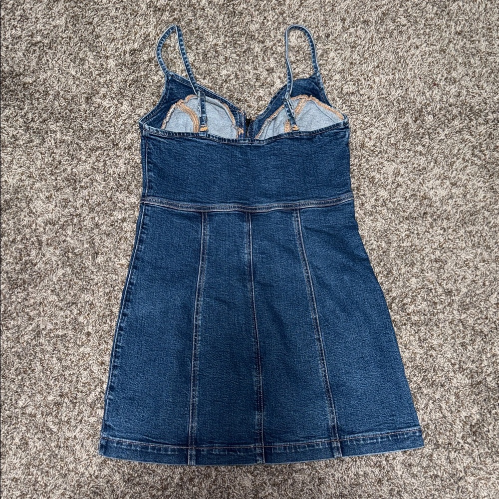American Eagle Outfitters Mini Jean Dress - Picture 2 of 2